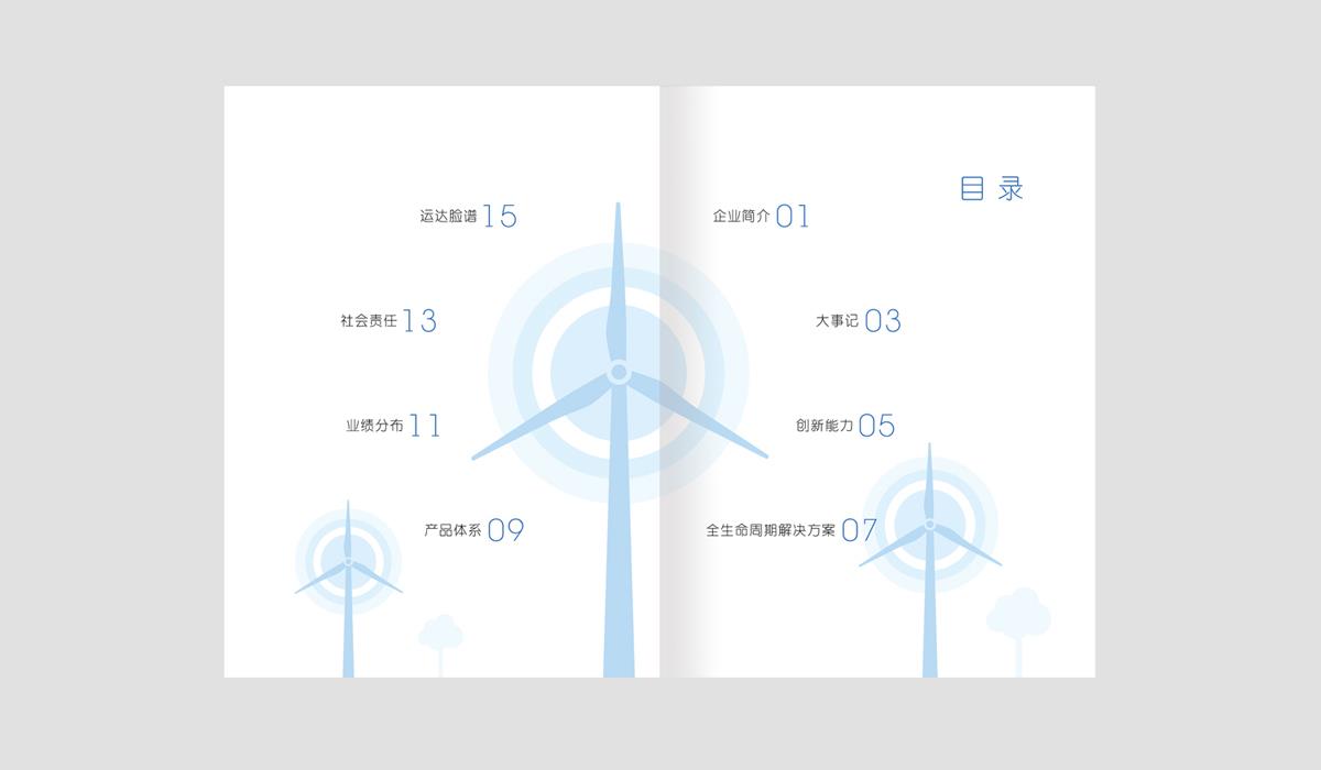 运达风电宣传册设计